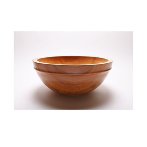 Custom <b>Solid</b> <b>Wood</b> Eco-friendly Wooden Bowl logo Custom Acacia <b>Wood</b> Round Salad Bowl for Home Kitchen Japanese Bowl - Product Image 1