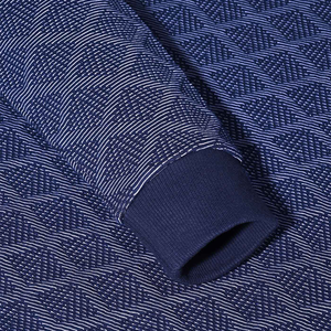 OEM haute qualité 2025 bleu marine pull en coton sweat brodé col rond décontracté polaire thermique hiver sweat à capuche logo avant - Product Image 4