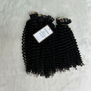 Meilleure vente Apo Hair brut vietnamien luxe qualité naturel noir lâche vague profonde style droit Afro extensions de cheveux humains - Product Image 2