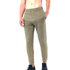 Jogging décontracté personnalisé en toile pour homme, taille élastique, 100 % coton, respirant, séchage rapide, doublure polaire - Product Image 1