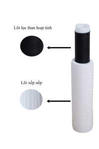 ตัวกรองคาร์บอนแบบจีบขั้นสูงกำจัดตะกอนและกลิ่นได้สูงสุด - Product Image 4