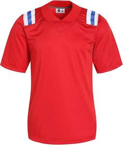 Best For Men <b>Football</b> Jerseys for Men Adult Hip-Hop Hipster Shirt Practice Sports Uniform Tops <b>White</b>/Royal Stripe-red Jersey - Product Image 1