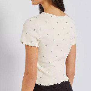 Camiseta corta para mujer, estilo moderno, para uso cómodo al aire libre - Product Image 3
