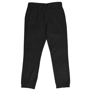 Jogger décontracté pour homme en twill extensible brossé de poids moyen avec cordon de serrage respirant - Product Image 1
