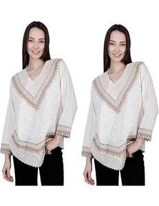 Tay thêu lớn hàng đầu/đầy đủ tay áo bông áo/Mùa Hè Ngắn dân tộc chikan kurti - Product Image 5