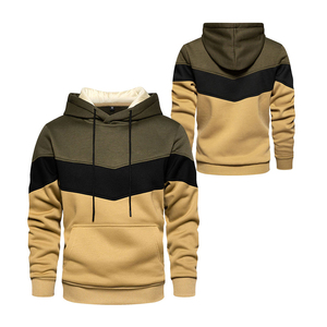 Nouveauté, sweat à capuche oversize pour homme en polyester/coton de haute qualité, couleur et logo personnalisés, design de poche, unisexe - Product Image 3