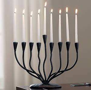 Chandelier Menorah en poudre noire, personnalisable, décoration de Noël pour la maison - Product Image 2