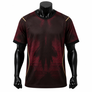 High Quality Men's Soccer Football Jersey Premium Breathable Sports Uniform Customized Color Logo 100% Polyester Custom Team - Product Image 1