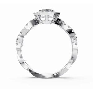 Anillo de Diamantes de Diseño Radiante y Lujoso, 1.397 Ct, Cultivado en Laboratorio, Oro de 9 KT, 14 KT, 18 KT, Proveedor Mayorista OEM - Product Image 4