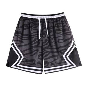 High Street Men's <b>Basketball</b> Shorts Casual Sports Fitness Mesh Quick Dry Breathable Mid Waist Plus Size - Product Image 3