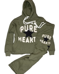 Hommes 100% Polyester Hiver Formation Jogging Survêtement À Capuche Survêtement Ensemble Cordon Avant Plus La Taille OEM Vente En Gros Dernier - Product Image 1