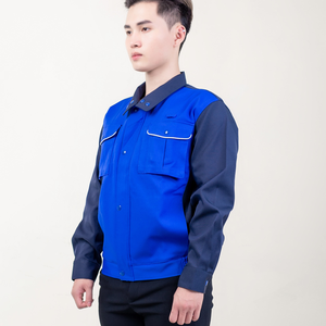 Personalizar ropa de trabajo monos hombres uniforme seguridad transpirable algodón antipolvo FMFVietnam fabricante verificado ODM OEM - Product Image 1