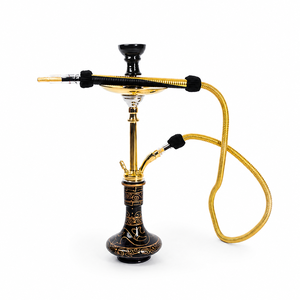 ชุดบารากุแบบอียิปต์ Farida Mini Tower Brass พร้อมแจกันแก้ว - Product Image 1