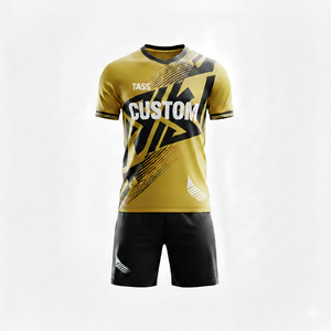 Conjunto de Uniforme de Fútbol Personalizado 2025, Transpirable, de Poliéster, con Estampado por Sublimación, Ropa Deportiva para Equipos - Product Image 5