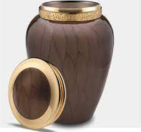 Urnes funéraires pour adultes en laiton faites à la main de conception moderne Urnes funéraires commémoratives pour adultes pour les cendres Beau mémorial - Product Image 2