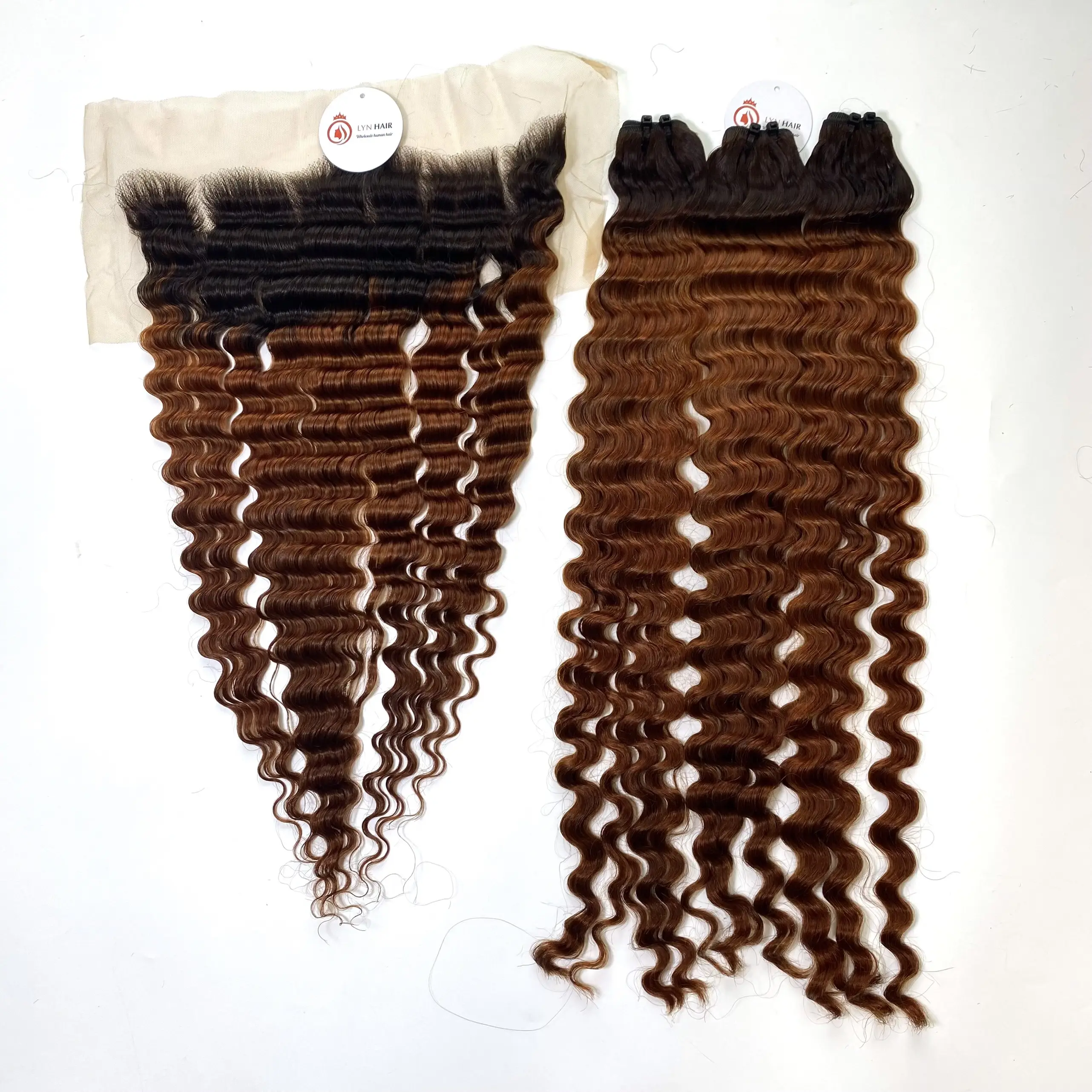 100% Raw Virgin Wavy Hair in Bundle, Vietnamese Wavy Hair, Curly Human Hair Extension Only Use Hot Steam No Chemical