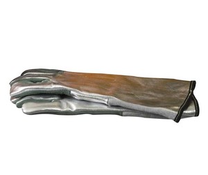Guantes con puño extendido, dorso aluminizado, costuras de Kevlar, palma de cuero vacuno, resistentes a altas temperaturas, fabricados en EE. UU. - Product Image 6