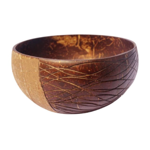 ชามมะพร้าวทรงกลมชามอาหารสไตล์เอเชียตะวันออกเฉียงใต้ชามอาหารกะลามะพร้าวธรรมชาติเป็นมิตรกับสิ่งแวดล้อม - Product Image 5