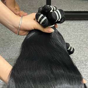 ขายส่งผมธรรมชาติทรงส้นเตี้ย หลากหลายสี ผมดิบเวียดนามบริสุทธิ์ ต่อผมมนุษย์ - Product Image 4