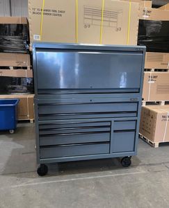 55 Premium 11 <strong>Drawer</strong> Double Bay 1200 lb <strong>Tool</strong> <strong>Box</strong> Matte Black ATLAS Auto Equipment - Product Image 1