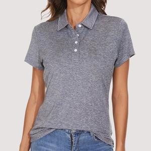 Polyester classique pour femmes pour Polo Design intemporel pour une grande entreprise Tenues décontractées Fêtes Style quotidien Besoins essentiels Confort - Product Image 3