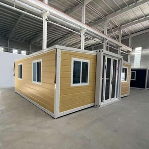 Casas <span class=keywords><strong>de</strong></span> contenedores extendidas con estructura <span class=keywords><strong>de</strong></span> acero al por mayor, adecuadas para dormitorios u oficinas temporales en obras <span class=keywords><strong>de</strong></span> construcción - Product Image 3
