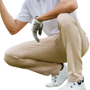 Pantalon de golf à coupe décontractée pour homme, impression personnalisée du logo et de la taille, tissu respirant, port régulier, tissu extensible, pantalon de golf pour homme - Product Image 6
