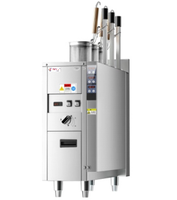 Panela de Massa a Gás Comercial Campbon ZH-ZM-3R com 3 Cestos e Elevação Automática, Máquina Vertical a Gás para Cozinhar Macarrão para Restaurantes