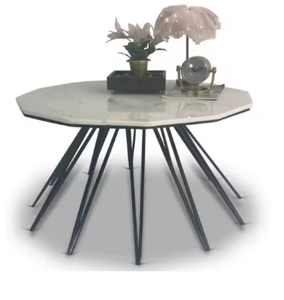 Venta al por mayor elegante negro entrada consola mesa con tapa de metal moderno diseño nórdico vestíbulo mesa para hoteles sala de estar - Product Image 6