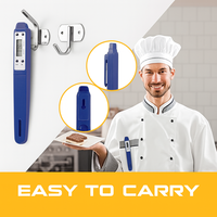 Thermomètre numérique pour barbecue, lecture instantanée, sonde de cuisson pour aliments, lait, café, grillades et cuisine