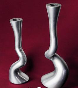 เชิงเทียนอลูมิเนียมรูปทรงที่เป็นเอกลักษณ์เชิงเทียนทำด้วยมือที่ทันสมัยสำหรับบ้านโรงแรมจัดงานแต่งงานและตกแต่งโต๊ะ - Product Image 2