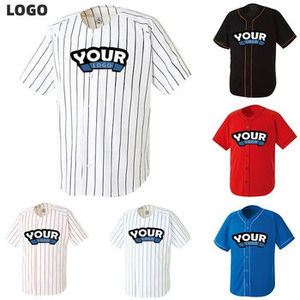 Pakistan Made Design Polyester 2023 High Quality Half Sleeves Men Sports Wear Baseball Jersey - Product Image 3