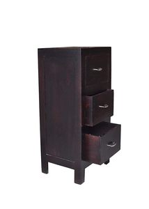 Organisateur de tiroir de rangement en bois moderne et durable Cabinet polyvalent fait à la main pour les jouets de salon et les petits accessoires 3 tiroirs - Product Image 2