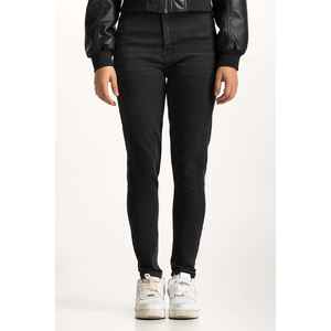 กางเกงยีนส์ทรงสกินนี่สไตล์ไฮสตรีท WM-JNS-WS24-014 กางเกงเดนิมระบายอากาศได้ดี เอวสูง มีโลโก้ ไซส์พลัส XL - Product Image 5