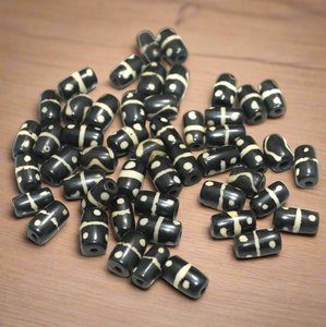 Cuentas hechas con resina de cuerno y hueso para la fabricación de joyas Cuentas de hueso de Búfalo en varios tamaños a precio de fábrica - Product Image 5