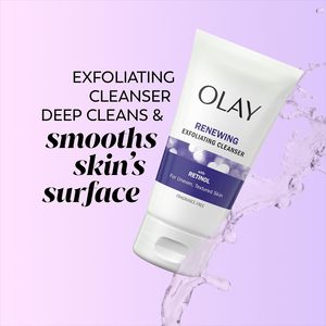 Paquete Doble Olay Retinol 24, Limpiador Exfoliante Renovador Sin Perfume 5.0 oz, Crema Hidratante Nocturna Sin Perfume 1.7 oz - Product Image 1