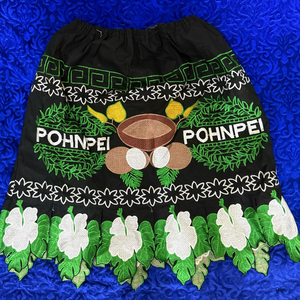 New Unique Style Polynesian Embroidered Women <strong>Pleated</strong> <strong>Skirts</strong> Cotton High Quality Micronesian Island <strong>Skirt</strong> - Product Image 5