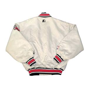 TITLISTS Personnalisé Vente Chaude 100% Polyester Satin Baseball Patches Travail Brodé Veste Satin Bomber Vestes - Product Image 5