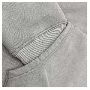 Sweat à capuche en coton mélangé pour hommes/Streetwear Offre Spéciale à l'acide 2026 Vente en gros - Product Image 4