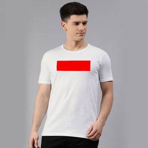 Camisetas lisas RTS para hombre, camiseta blanca, camisetas con estampado de logotipo personalizado para hombre, camisetas en blanco informales de talla real para el verano - Product Image 1