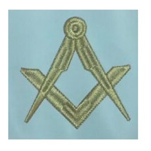 Tabliers et colliers maçonniques personnalisés en cuir brodé 3D Étoile d'Orient - Colliers à chaîne de haute qualité - Product Image 6