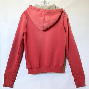 <b>Distress</b> Embroidery Hoodie Winter Wear <b>Top</b> with Basics Cotton Blended Fleece Embroidery Detail - Product Image 6