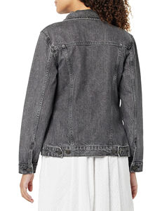 Veste en jean de couleur gris foncé fabricant en gros sur mesure pour femmes respirant fabriqué avec le meilleur matériel service OEM - Product Image 2