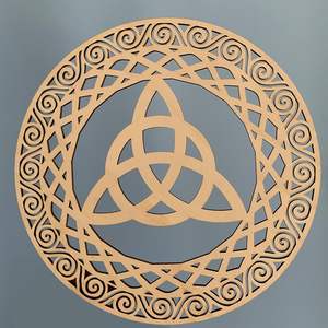 Arte de pared de madera de mango macizo hecho a mano de alta calidad diseño moderno estilo antiguo multicapa para decoración del hogar - Product Image 5