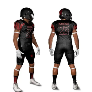 Ensemble d'uniformes de football à manches courtes entièrement personnalisables Derniers modèles avec fonction respirante Impression par sublimation personnalisée - Product Image 1