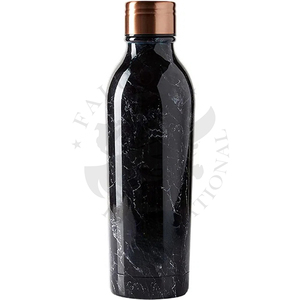 Botella de Agua de Cobre Hecha a Mano con Tapa, Apta para Agua Hirviendo - Product Image 1