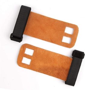 Gants en cuir de vachette avec protège-paumes antidérapants pour l'entraînement d'haltérophilie Fitness et musculation-Produit de sécurité - Product Image 6