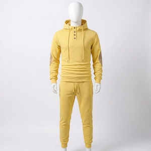 Ensemble de survêtement sportif pour homme personnalisé, veste et pantalon, vêtements d'entraînement confortables, vente en gros - Product Image 6