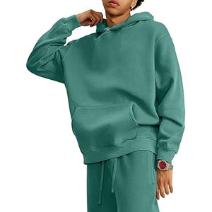 Sweat à capuche unisexe tendance pour l'hiver 2025, 100% coton molletonné, coupe classique - Product Image 3