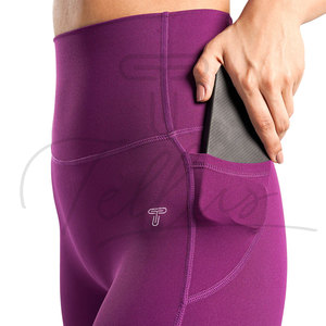 Leggings Deportivos de Alta Calidad para Mujer, Transpirables, de Cintura Alta, Pantalones de Yoga, Sólidos, de Secado Rápido - Product Image 3